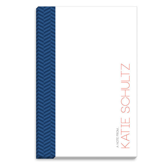 Navy Up and Down Notepads